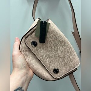 NWT beige leather J.Crew belt bag
